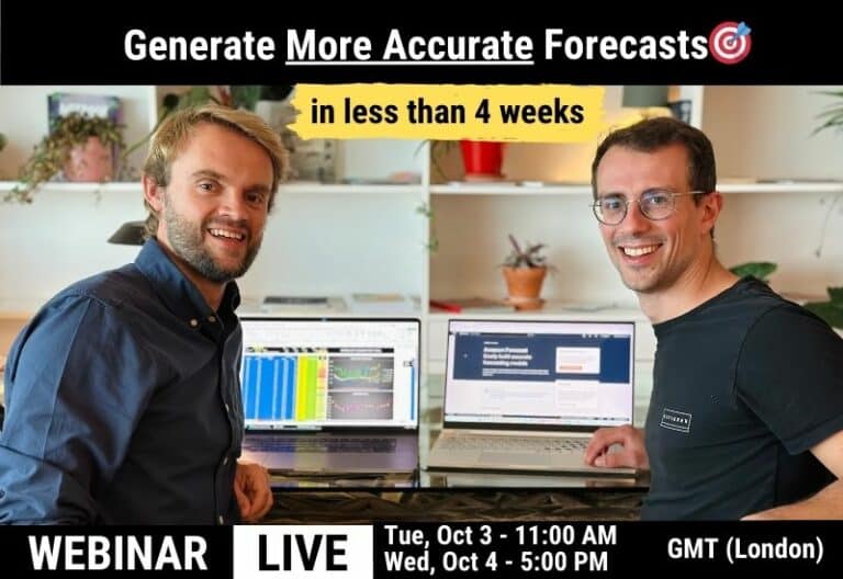 generate more accurate forecasts in less than 4 weeks