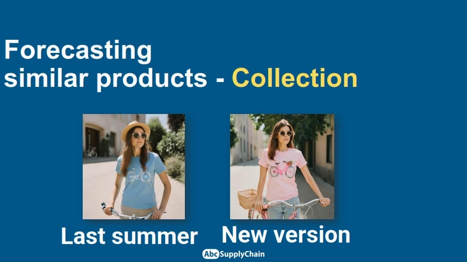 forecasting with similar permanent products